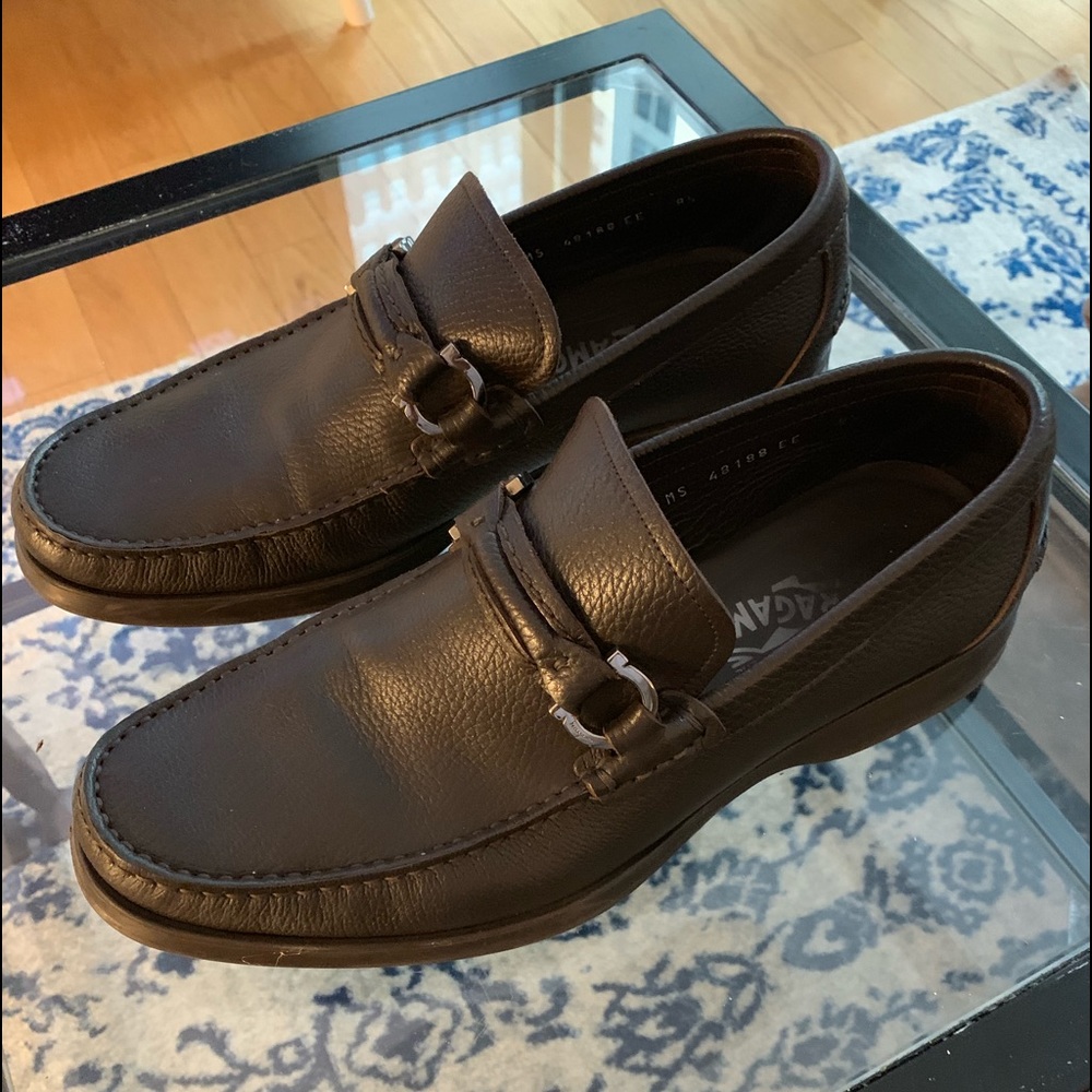 Salvatore Ferragamo Men’s Brown Loafers